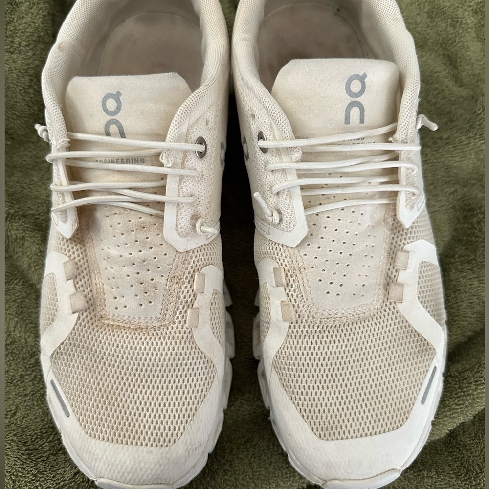 White On Cloud Sneakers